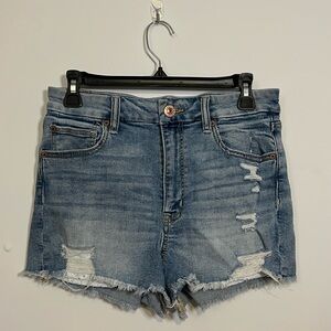 American Eagle midrise distressed shorts